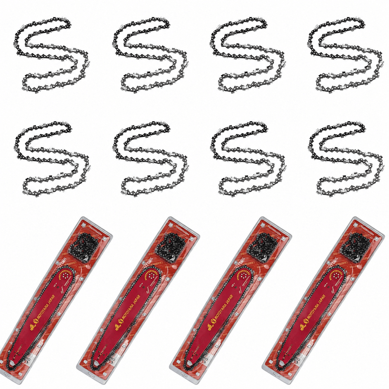 Set doua 8 lanturi + 4 lame drujba 40cm pas 325 32D