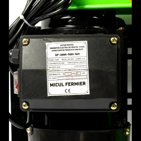 Zdrobitor electric de fructe Micul Fermier 2800 RPM, 300-550 kg/h – imagine 4
