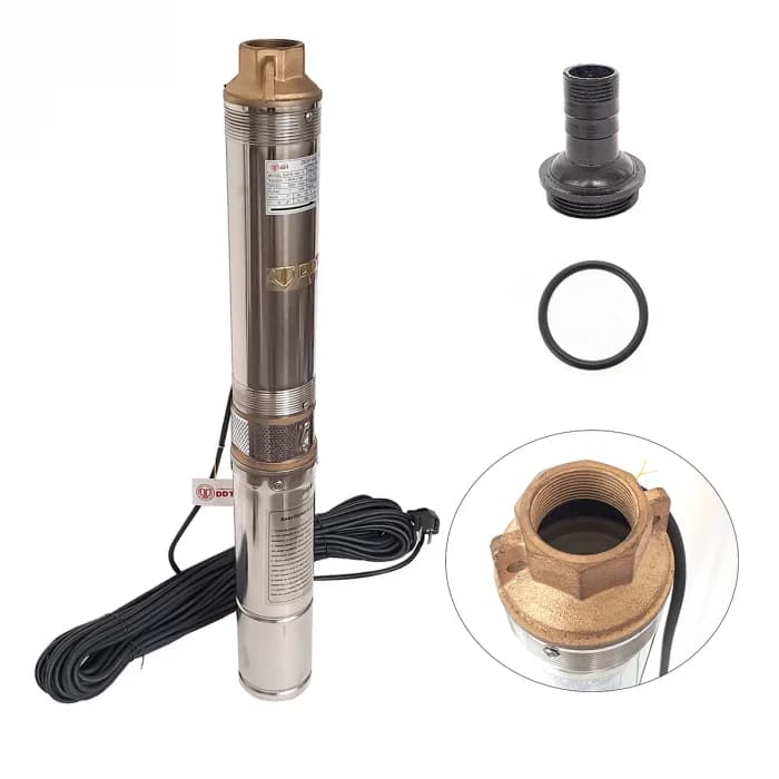 Pompa submersibila de adancime, DDT, 4QJD2-8, 1500 W, 8 turbine, 7 mc/h